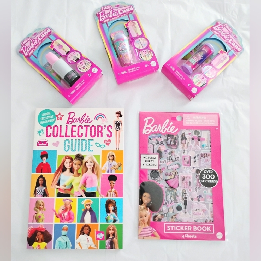 5- Piece Barbie Purple Lipstick and Turquoise Ultimate Fan Collection Set